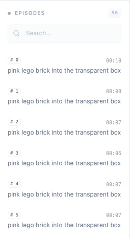 Episode sidebar