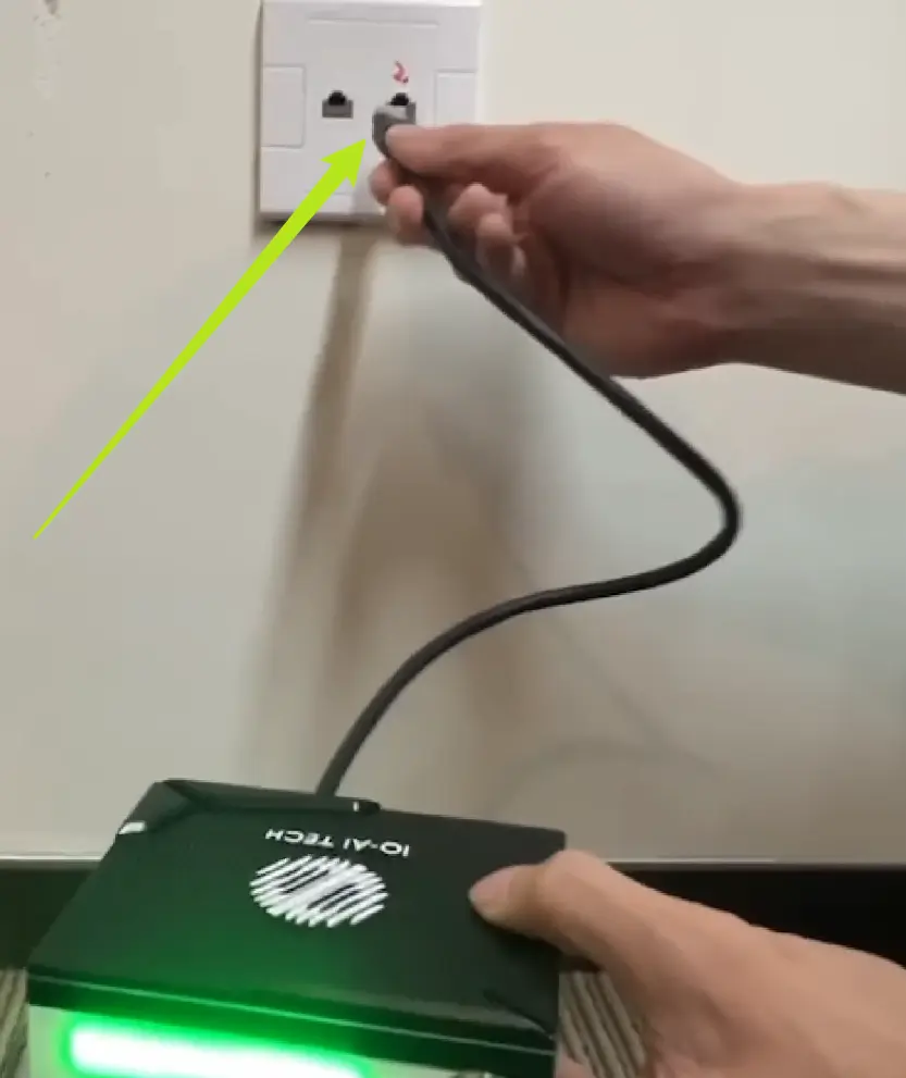 TeleBox网线连接到外部网络接口