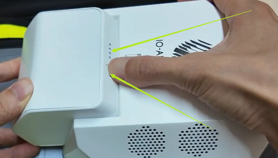 TeleSuit battery power indicator