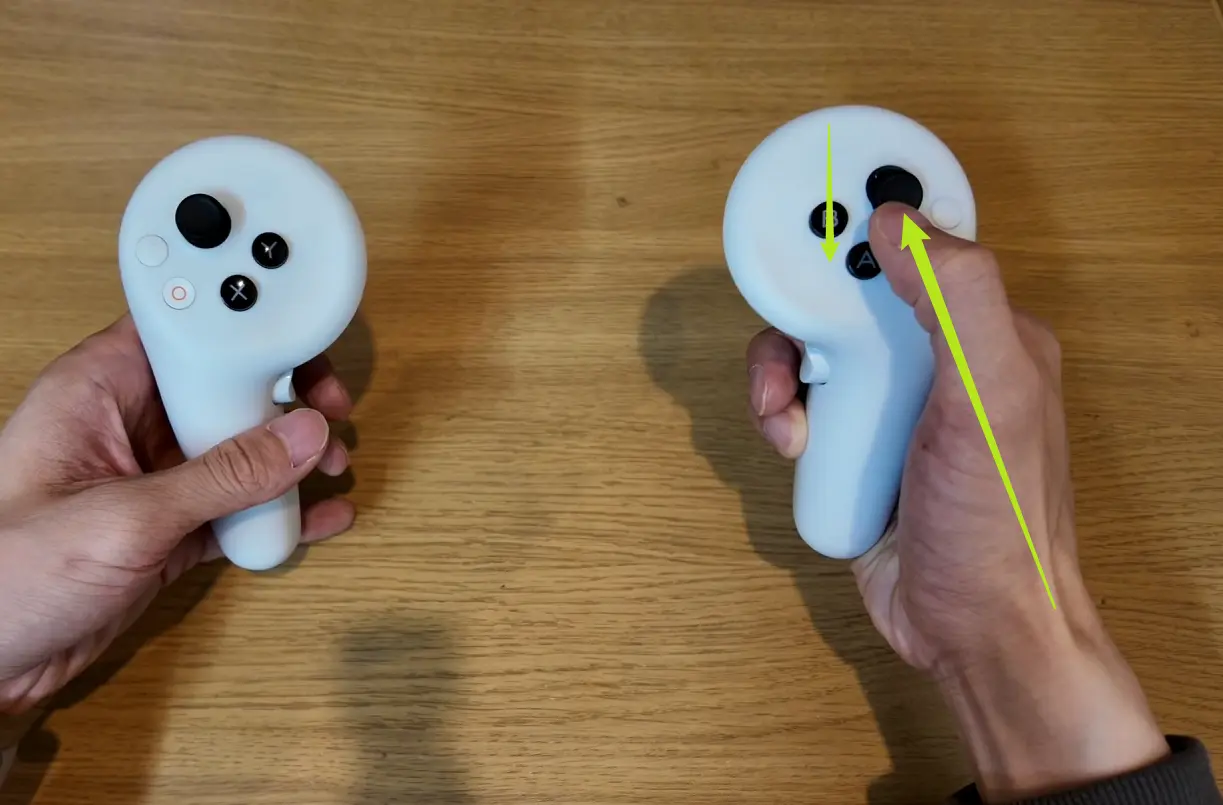 Joystick scroll
