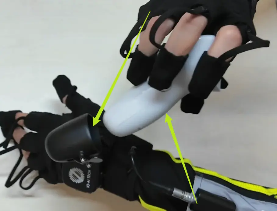 Install controller in glove