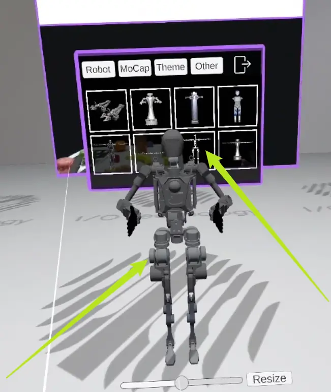 Robot selection